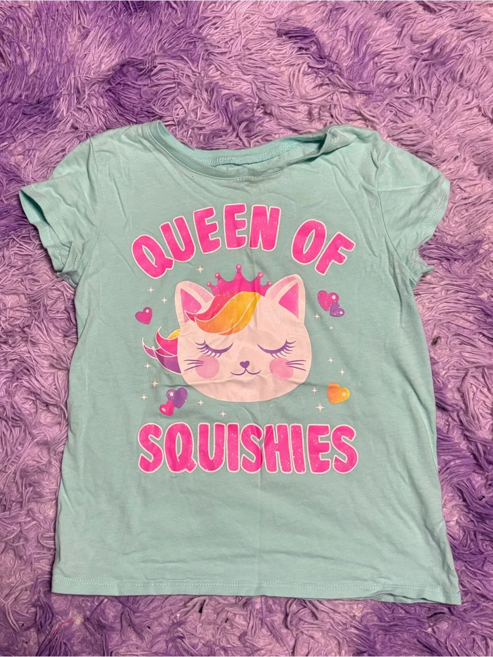 The Children's Place Mint Green 'Queen of Squishies' Graphic Tee